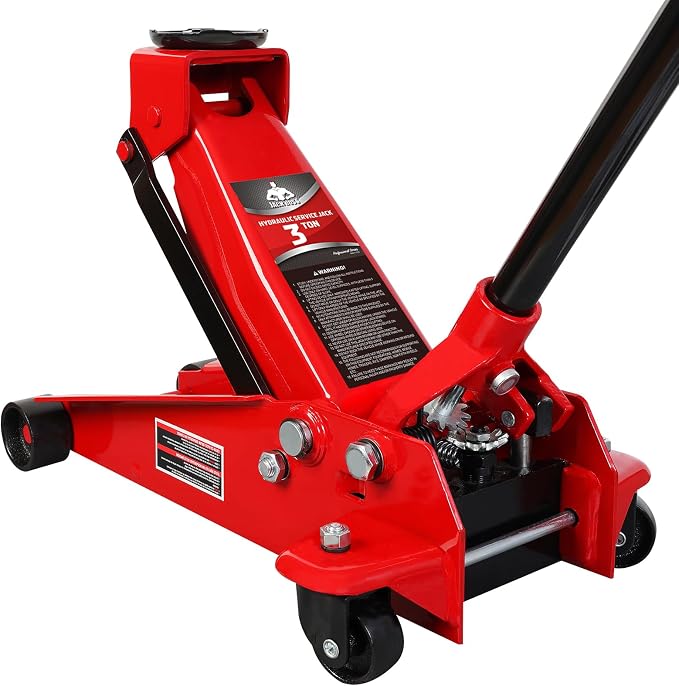 3 Ton Floor Jack Steel Heavy Duty Car Jack Fast Lift Service Hydraulic Jack by JACKBOSS