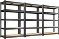 REIBII 2020LBS Storage Shelves 5 Tier Garage Shelving Heavy Duty Adjustable by REIBII