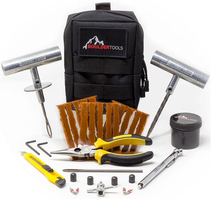 Boulder Tools - Compact Tire Repair kit by BoulderTools