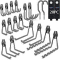 3-H Garage Wall Hooks 20 Pack, Garage Hooks Heavy Duty by 3-H