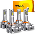 OXILAM 9005 9006 LED Bulbs Combo, HB3 HB4 Bulbs, 1:1 Size Upgrade, 800% by OXILAMDIRECT