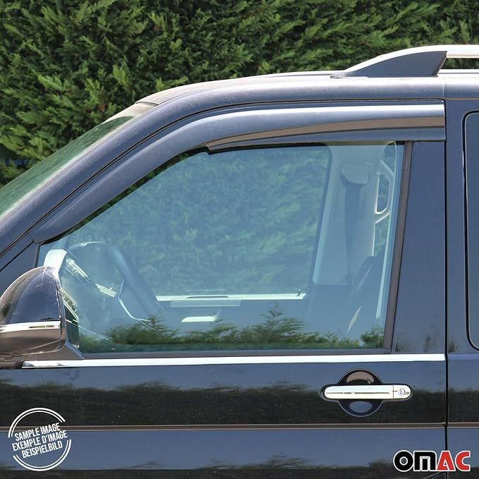 OMAC Window Visor Vent Rain Guard Deflector - Image 8