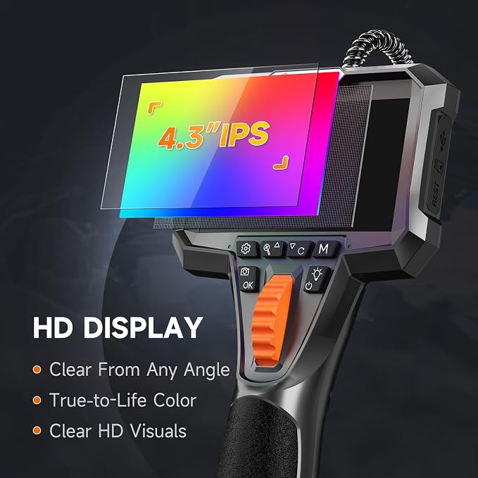 FOXWELL Y400 2-Way Articulating Borescope Camera - Image 7