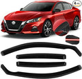 in-Channel Rain Guards Fit for Nissan Altima 2019 2020 2021 2022 2023 2024 2025 by CHYKORLA