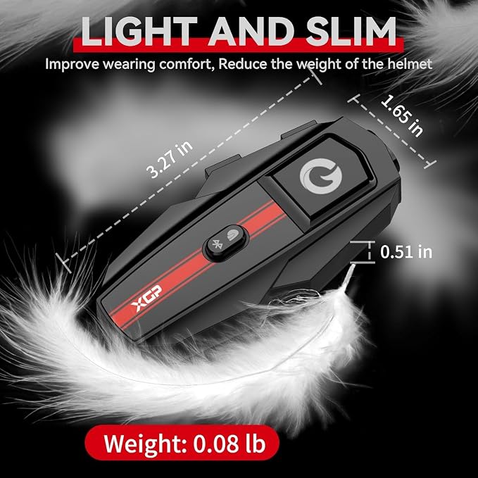 Motorcycle Bluetooth Headset V5.2 - Image 2
