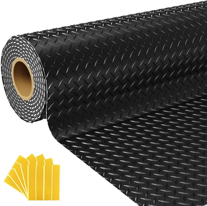 7.5x25 FT Garage Floor Mat, 2.8mm Thickened Flooring Roll by Lanbos