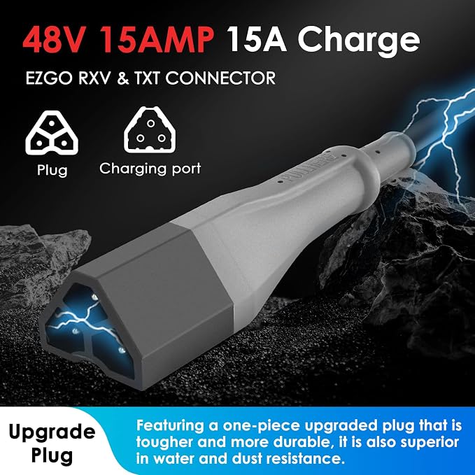15 AMP Golf Cart Charger for 48 Volt EZGO RXV & TXT - Image 2