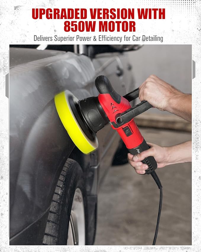 AVID POWER Dual Action Car Buffer Polisher, 6 Inch Orbital Polisher - Image 5