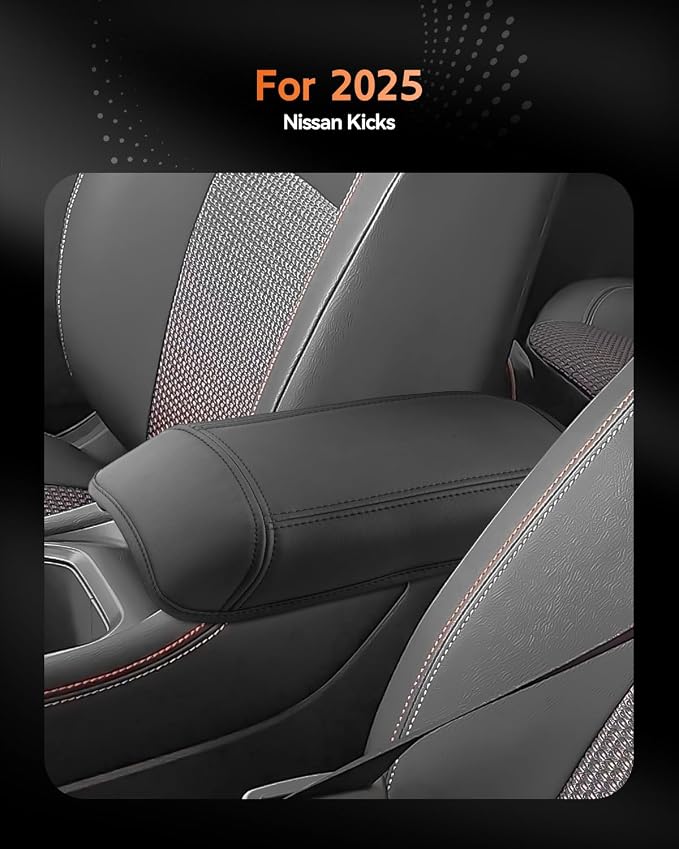 CDEFG for 2025 Nissan Kicks Center Console Cover Armrest Box Cover for Kicks - Image 2