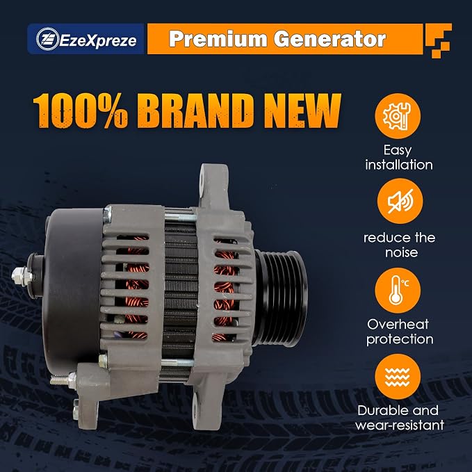 Ezexpreze 8460 New Alternator for Mercruiser Model 350 Mag MPI, 4.3L EFI - Image 4