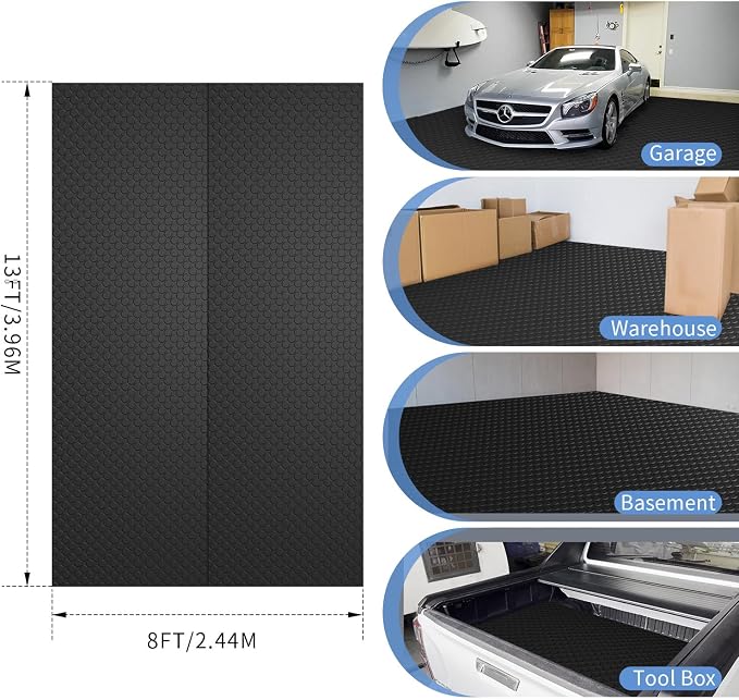 Premium Garage Floor Mat, Commercial Grade Heavy Duty Parking Mat - Image 7