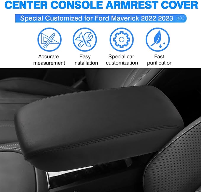 Autorder Center Console Cover for 2022-2025 2026 Ford Maverick Accessories - Image 2