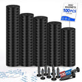 LOVIMAG 100 Pack Strong Neodymium Magnets, 110 LBS Black, by LOVIMAG