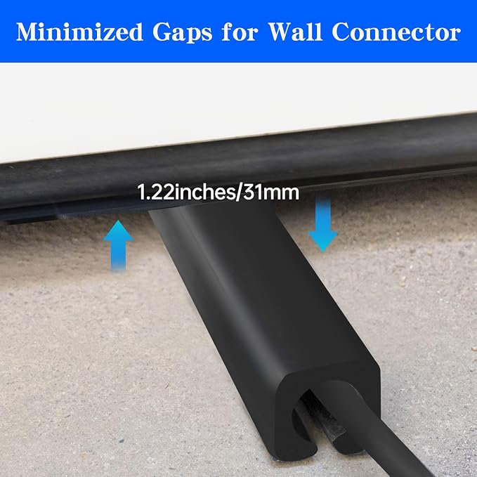 EV Charger Cable Protector, Garage Door Pass Through, Electric Car Charging - Image 3