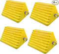 Premium 4 pcs Heavy Duty Wheel Tire Chocks, Vehicle Chocks by HOXWELL