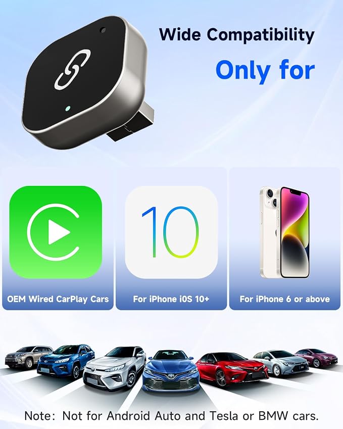 Wireless CarPlay Adapter – 2025 Upgraded Mini Design, Fast Pairing, Stable - Image 7