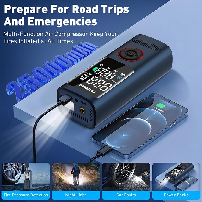 Tire Inflator Portable Air Compressor - Image 7