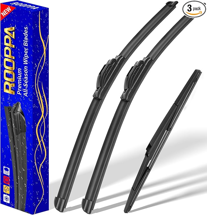 3 wipers Replacement for 2010-2015 Toyota prius/2012-2015 Toyota Prius by ROOPPA