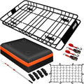 Heavy Duty 58"X36"X5" Roof Rack Basket Universal Rooftop Carrier by LWTURMRT