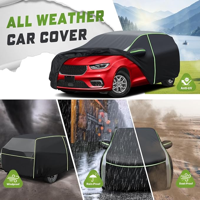 Mixsuper Liner Car Cover for Chrysler Pacifica 1999-2026, 7 Layers Waterproof - Image 4