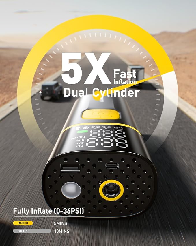 AUXITO A502 Portable Air Compressor - Image 3