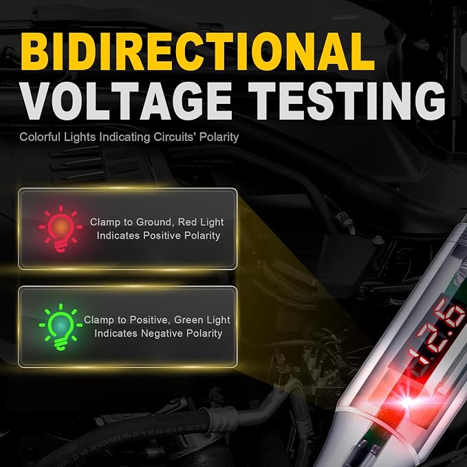 Automotive Test Light 5-90V Digital LED Circuit Tester - Image 4