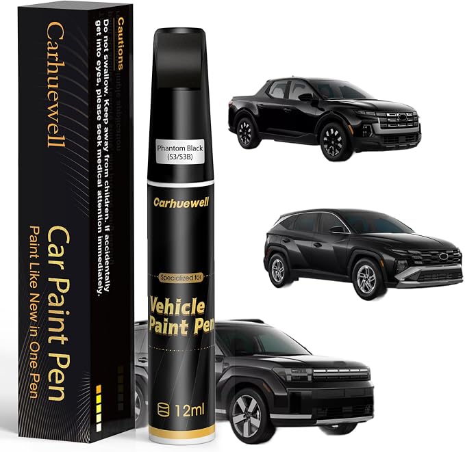 Phantom Black Touch Up Paint Compatible by Carhuewell