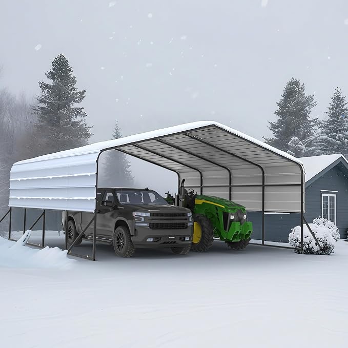 20x20 Metal Carports Heavy Duty - Image 9