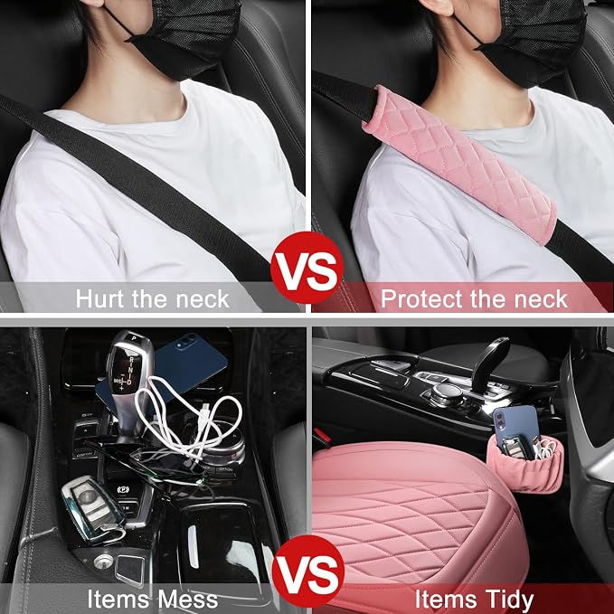 1 Pack Leather Front Car Seat Cover, Universal Sideless Car Seat Protector - Image 5
