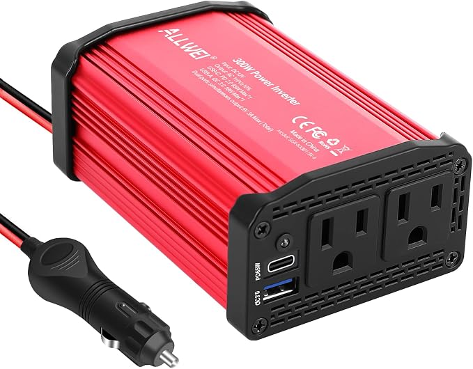 ALLWEI 300W Car Power Inverter by ALLWEI