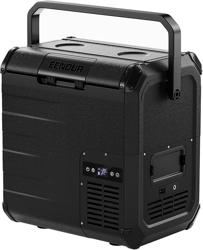 EENOUR D18 12 Volt Car Refrigerator, Portable Freezer 19Qt/18L, Compressor by EENOUR