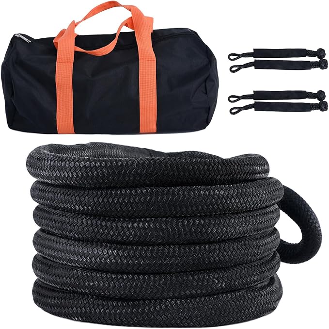 Kinetic Recovery Tow Rope, 48000LBS Snatch Strap by LZMZXU