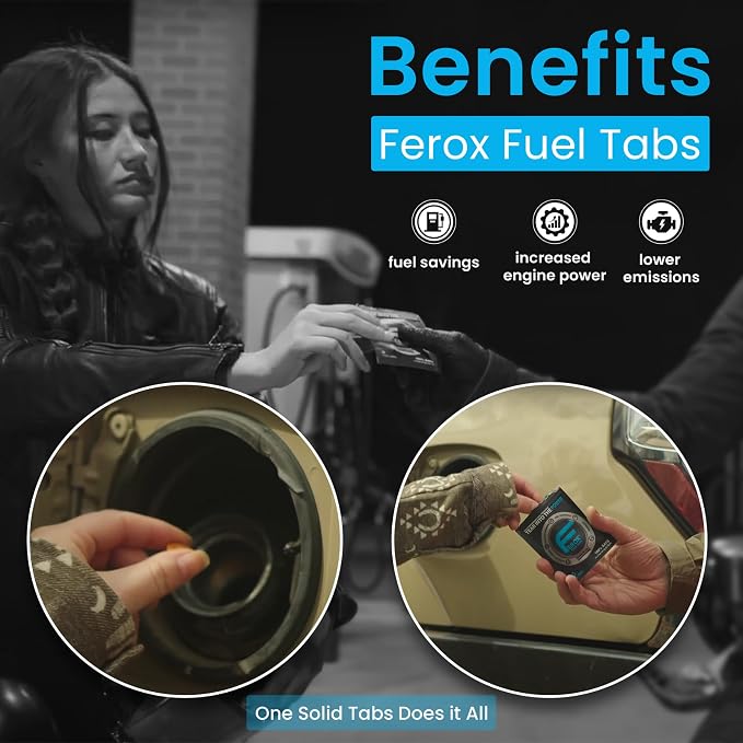 Ferox Fuel Additives | 10 Tabs for Car | Fuel System Cleaner for Gasoline & - Image 5