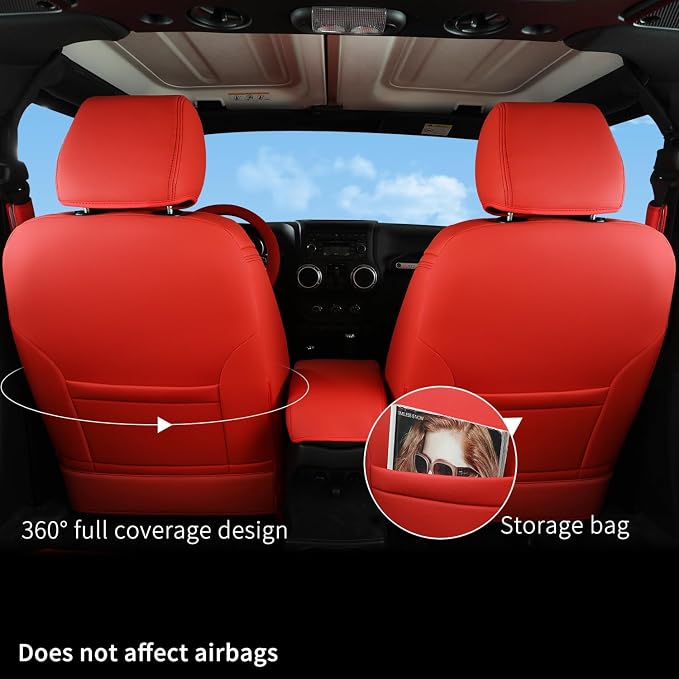 GIANT PANDA Customized Full Set Car Seat Covers - Image 3