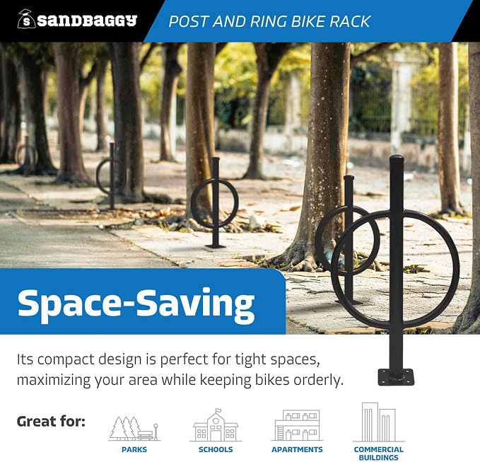 Sandbaggy Post and Ring Bike Rack - Image 7