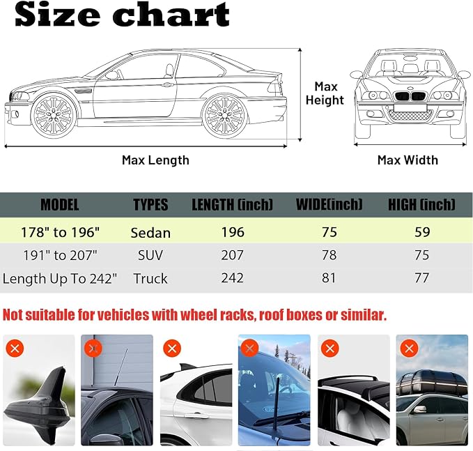 7 Layers Waterproof Heavy Duty Car Covers - Image 6