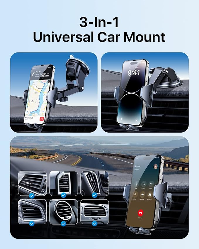 andobil Car Phone Mount Cell Phone Holders - Image 2