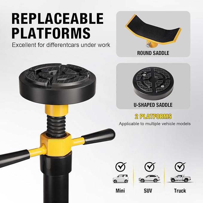 YELLOW JACKET 3/4 Ton Underhoist Support Stand - Image 5