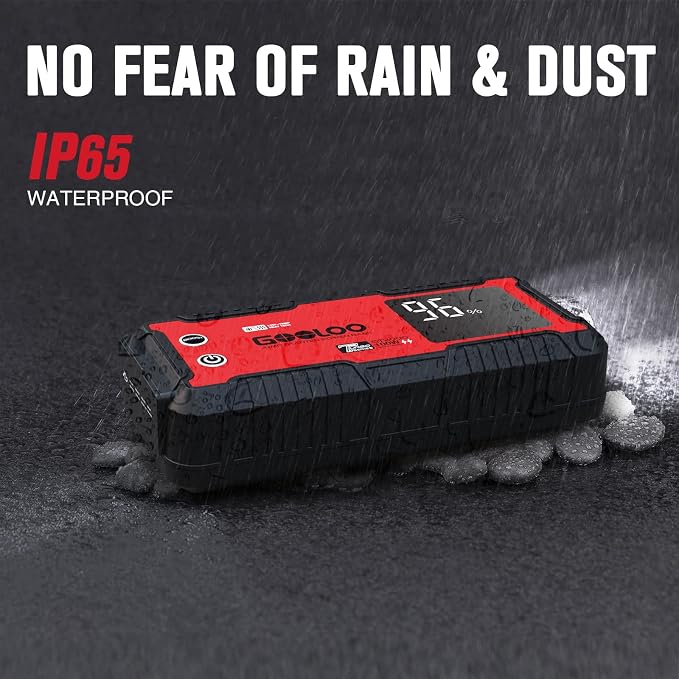 GOOLOO GT4000 Car Jump Starter 4000A 100W Fast-Charging 12V SuperSafe Portable - Image 7