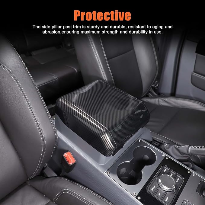 Armrest Box Cover Center Console Pad Compatible - Image 6