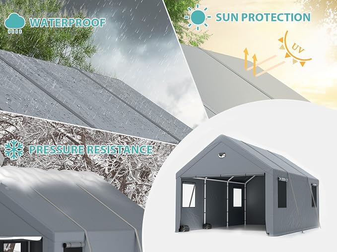Carports 10X20 Heavy Duty，Car Ports - Image 5