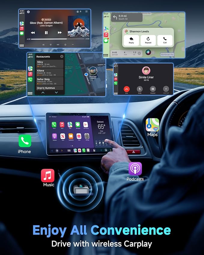 FAHREN 2025 Upgraded Wireless CarPlay Adapter - Image 6