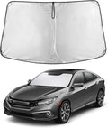 Econour Windshield Sun Shade for Honda Civic 2016-2021 Sunshade Foldable Window by EcoNour
