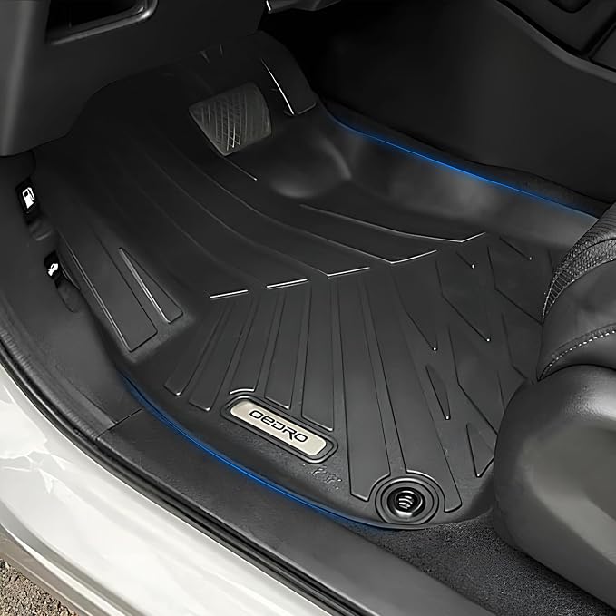 OEDRO Floor Mats Fit for 2017-2022 Honda CR-V, TPE All-Weather Custom Fit for - Image 3