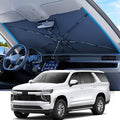 REEVAA 2025 Upgraded Truck Windshield Sun Shade Umbrella Protect Interior by REEVAA