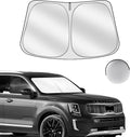 Windshield Sun Shade for Kia Telluride 2020-2025 Foldable Sunshade Custom Fit by SULAGIWINDSHIELDSUNSHADE