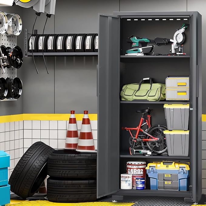 Torin Garage Cabinets Storage System, 9 Piece Included Steel Drawers Rolling - Image 7