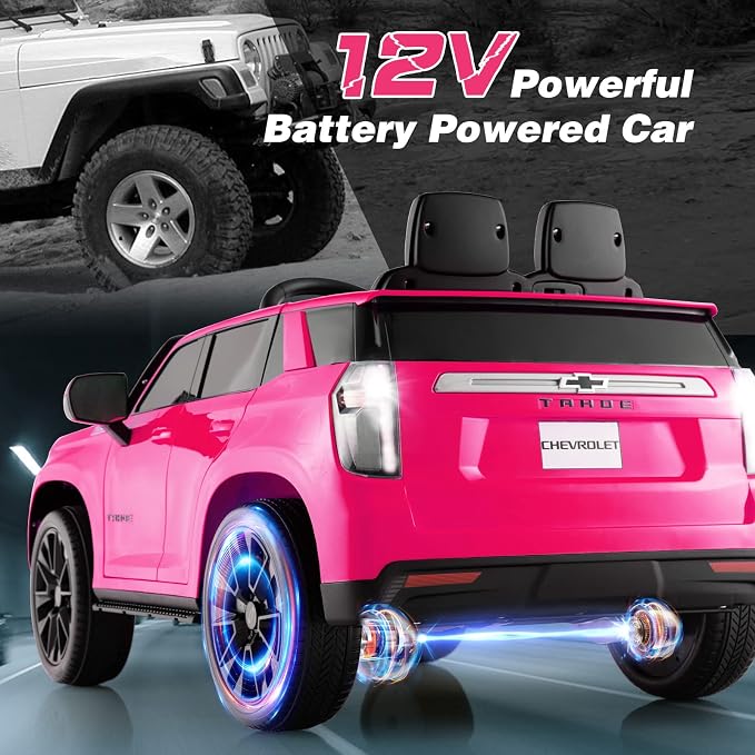 Costzon Ride on Car, 12V Licensed Chevrolet Tahoe Battery Powered Electric - Image 5