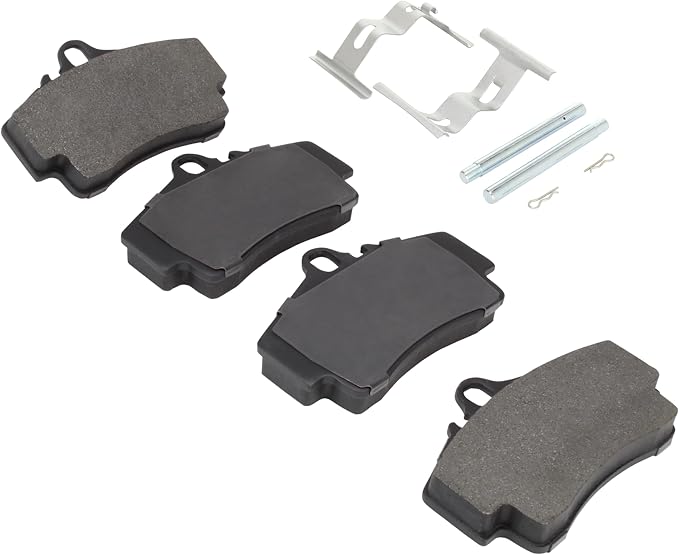 Premium Semi-Metallic Rear Brake Pads Compatible - Image 2