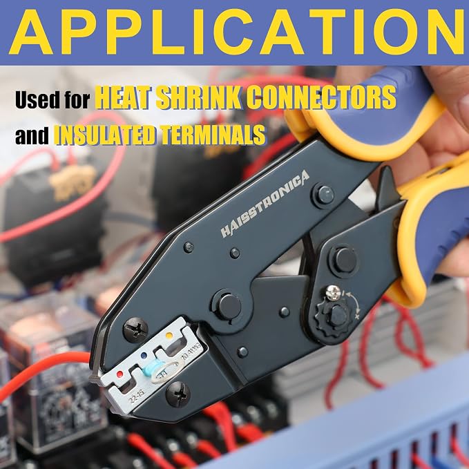 haisstronica Crimping Die for Heat Shrink Connectors, 22-10 AWG - Image 4